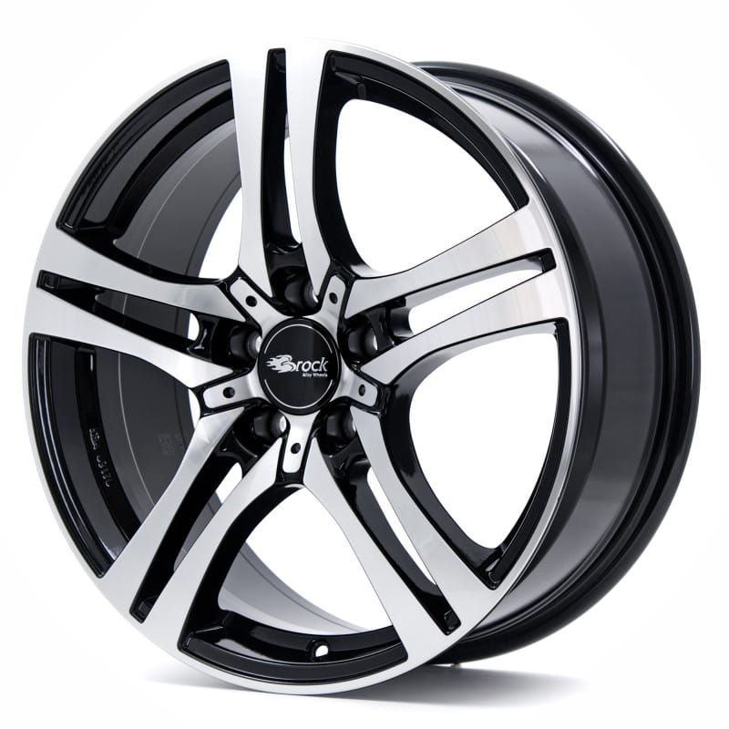 RC-Design RC26 schwarz front-poliert 6.5x15 ET45 - LK5/114.3 ML72.6
