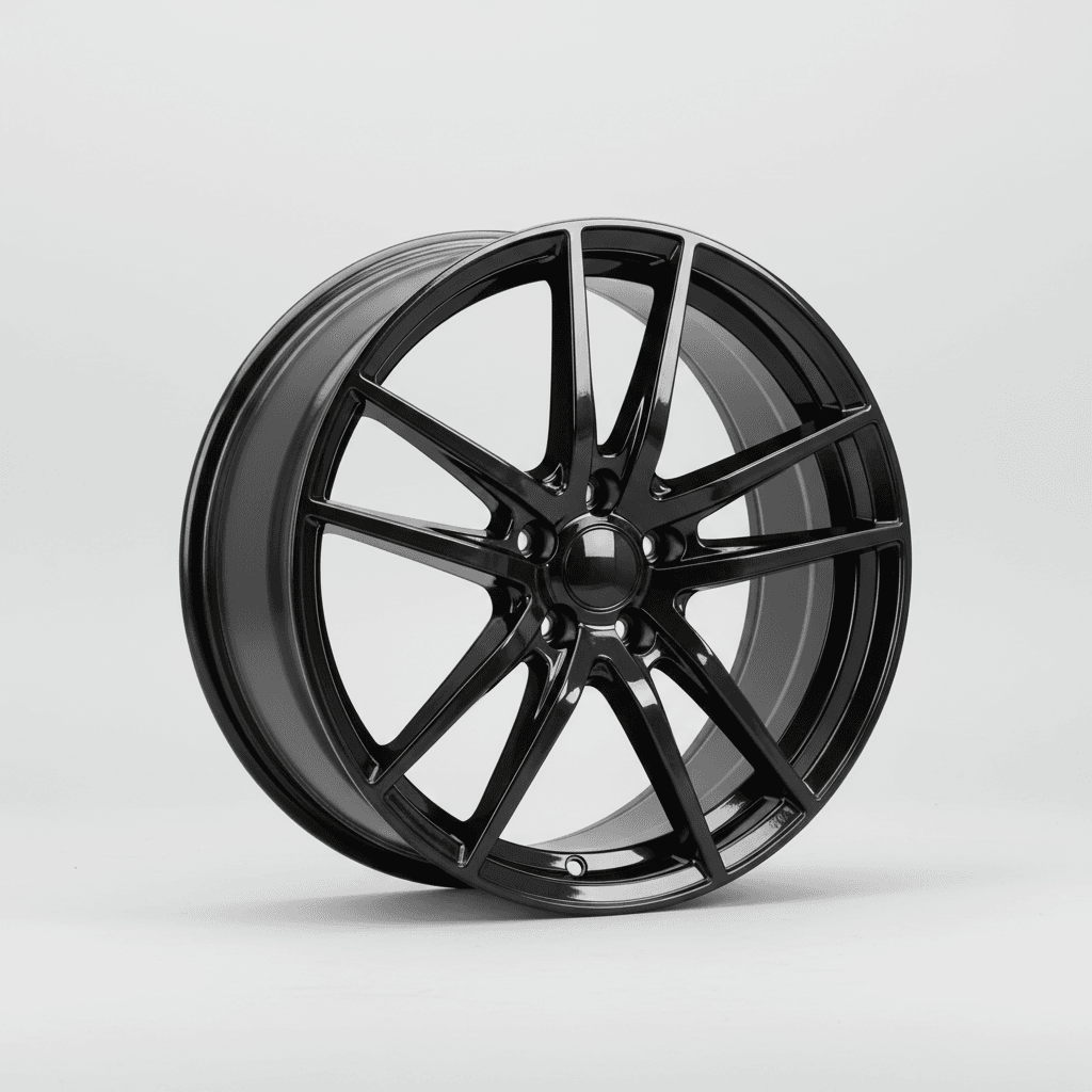 GMP Cartesio black glossy 7.5x18 ET44 - LK5/112 ML66.6
