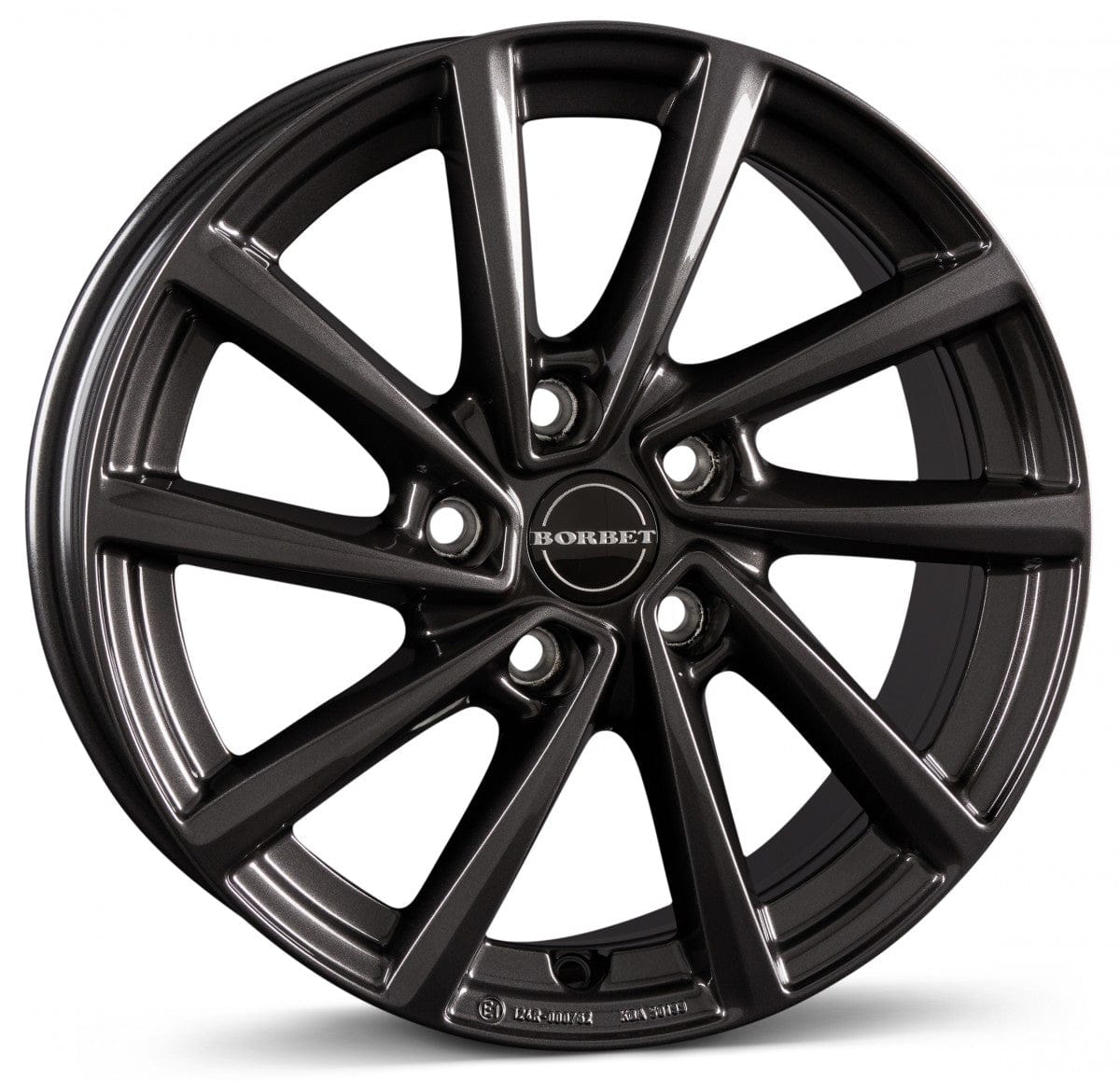 Borbet V mistral anthracite glossy 7x17 ET40 - LK5/112 ML57.1