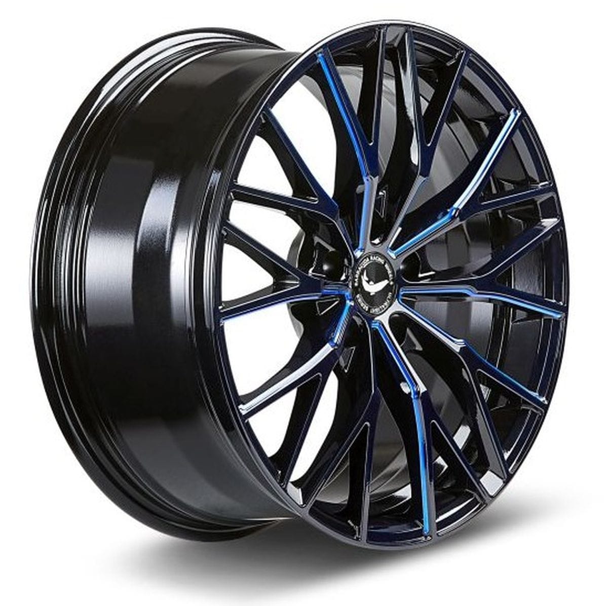 Barracuda Project 3.0 black gloss flashblue 10x20 ET28 - LK5/112 ML73.1