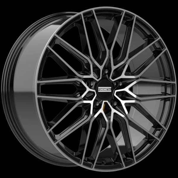Fondmetal Cratos glossy black 10x22 ET50 - LK5/112 ML66.5