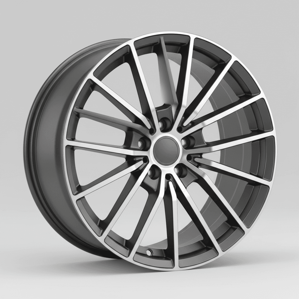 GMP Rebel anthracite matt diamond 10x22 ET19 - LK5/112 ML66.5