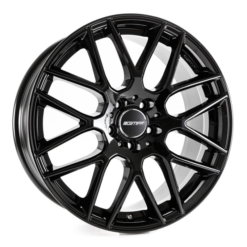 GMP Berghem black glossy 11.5x23 ET43 - LK5/112 ML66.6