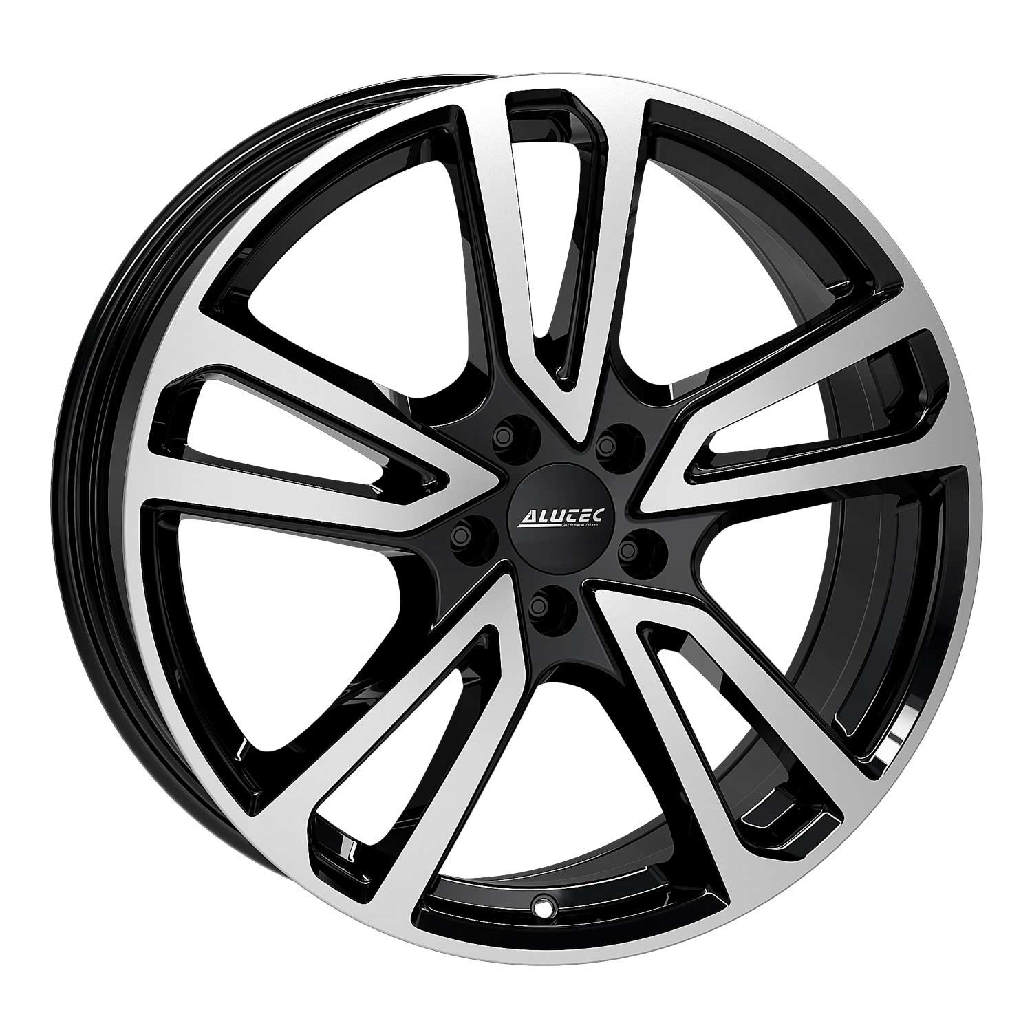 Alutec Tormenta diamond-black frontpolished 7.5x17 ET50.5 - LK5/108 ML63.4