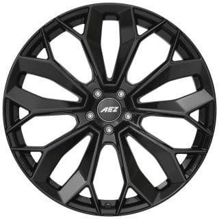 AEZ Leipzig black 10.5x22 ET35 - LK5/120 ML74.1
