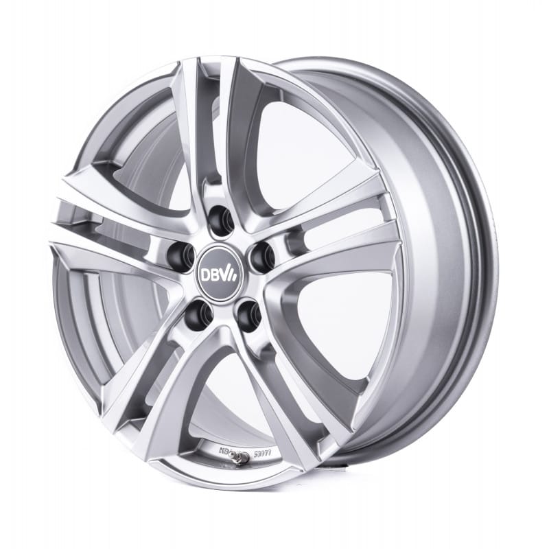 DBV Andorra II hyper silber 6.5x16 ET40 - LK5/100 ML60.1