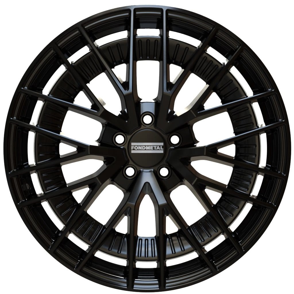 Fondmetal Kari glossy black 8.5x20 ET34 - LK5/112 ML66.5