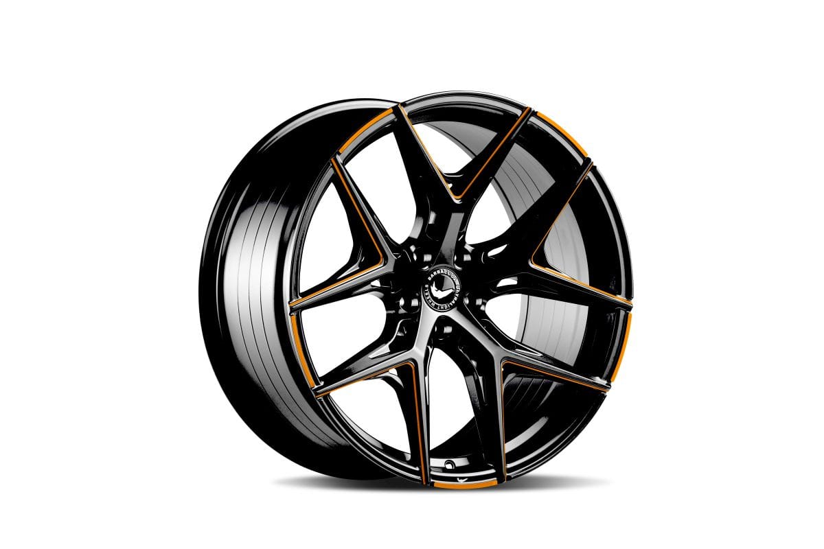 Barracuda Razzer flash orange PureSports gefräst 8.5x20 ET33 - LK5/112 ML73.1
