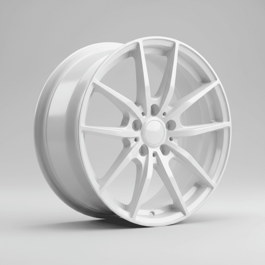 Mak NTT gloss white 7x17 ET29 - LK4/98 ML58.1