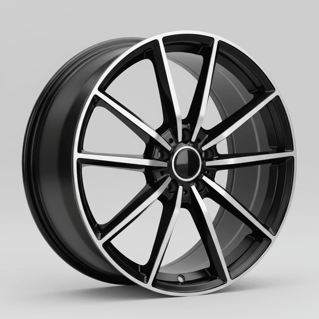 2DRV WH28 schwarz hochglanzpoliert 7.5x17 ET35 - LK5/112 ML66.6
