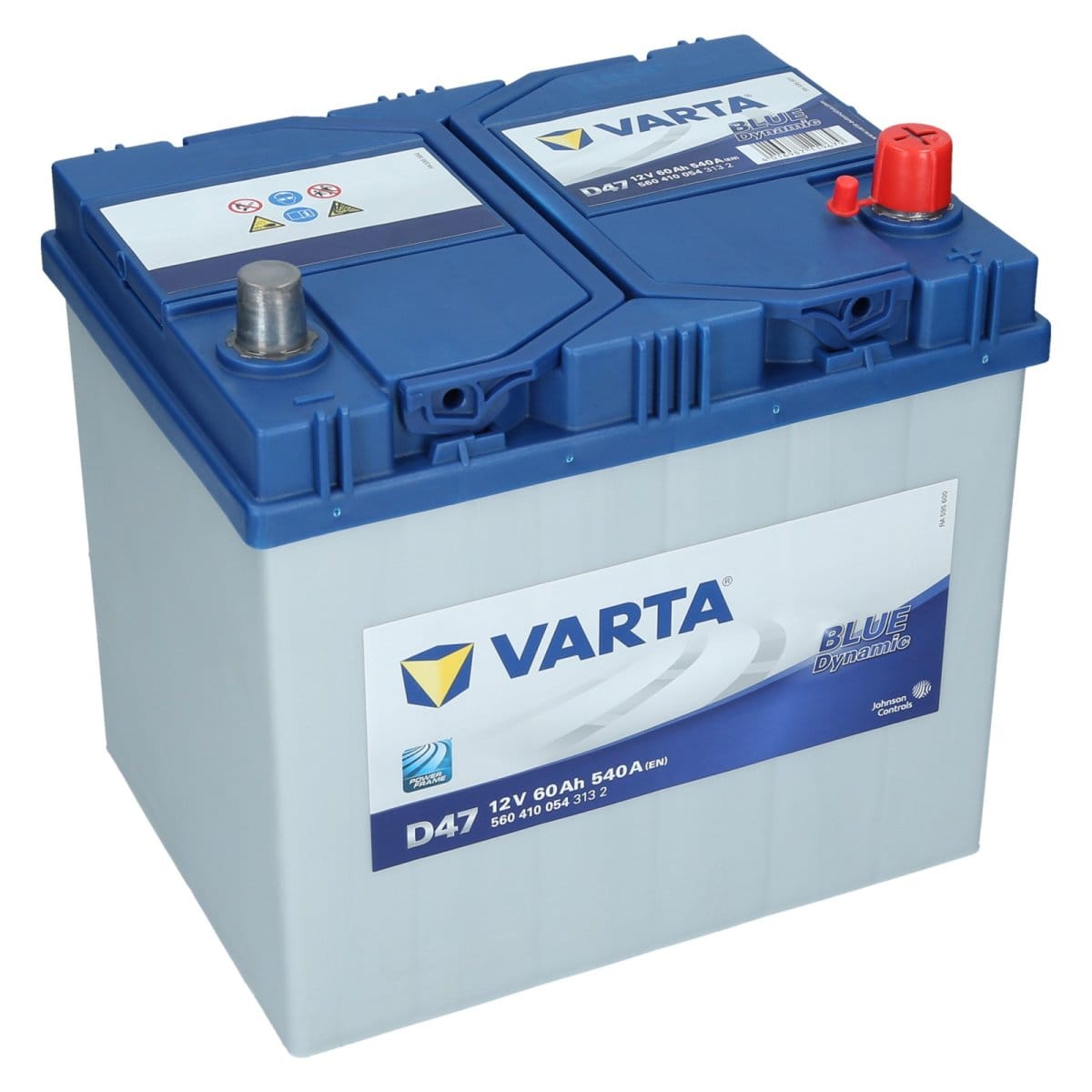 Varta D47 12V 60Ah 540 A Blue Dynamic Autobatterie