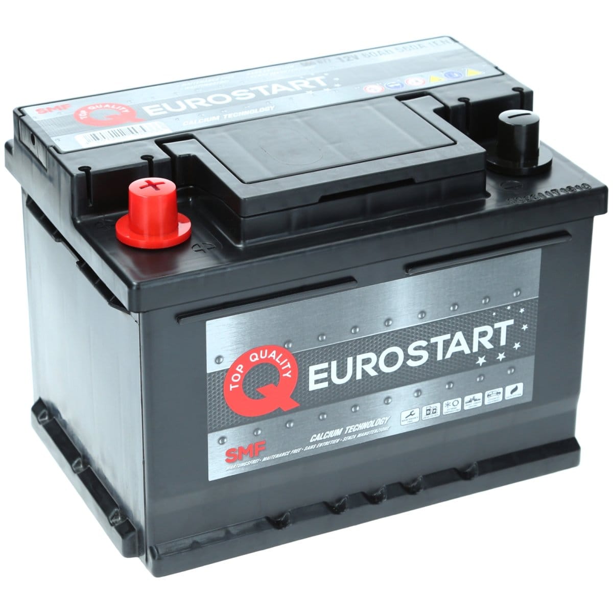 Eurostart SMF 12V 60Ah 560 A +Links Autobatterie