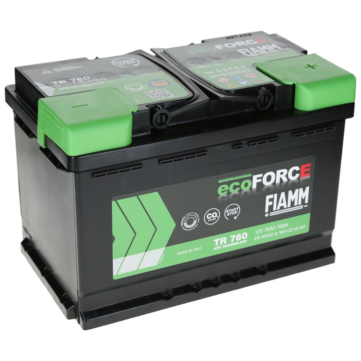 Fiamm EcoForce AFB 12V 70Ah 760 A Autobatterie