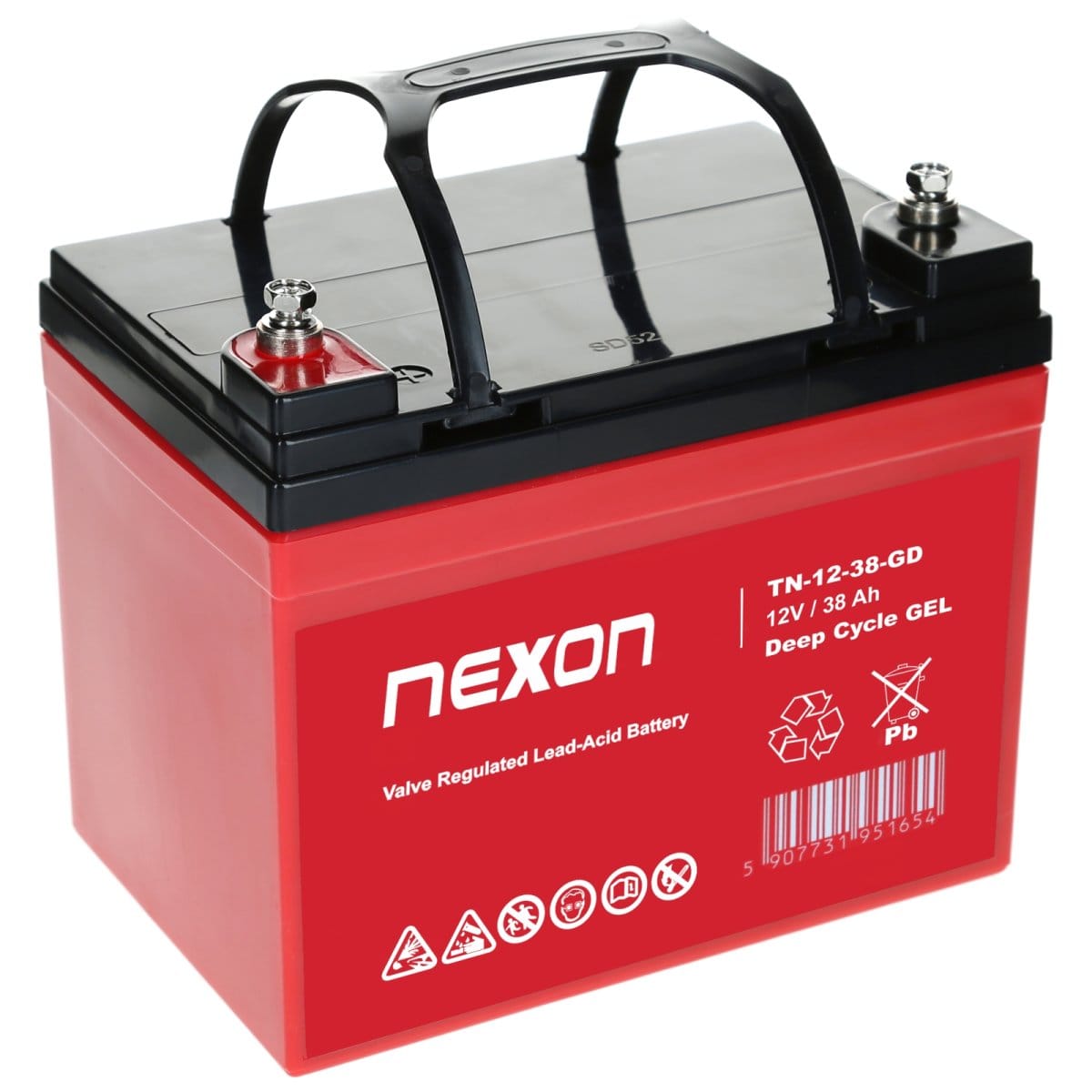 Nexon GEL 12V 38Ah Bleiakku TN-12-38-GD Industriebatterie