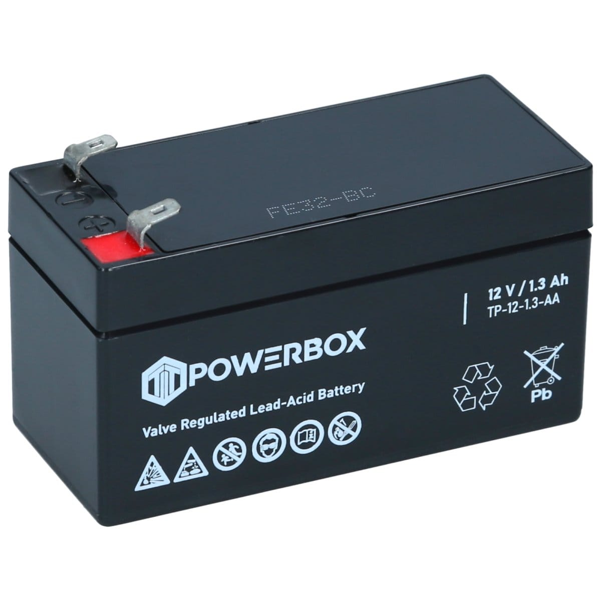 Powerbox AGM 12V 1,3 Ah Bleiakku Industriebatterie