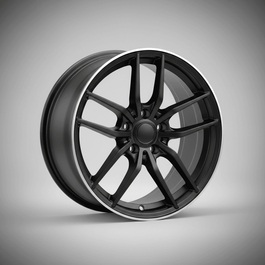 SchmidtRevolution Gambit satinblack hornpoliert 9.5x22 ET34 - LK5/112 ML66.5