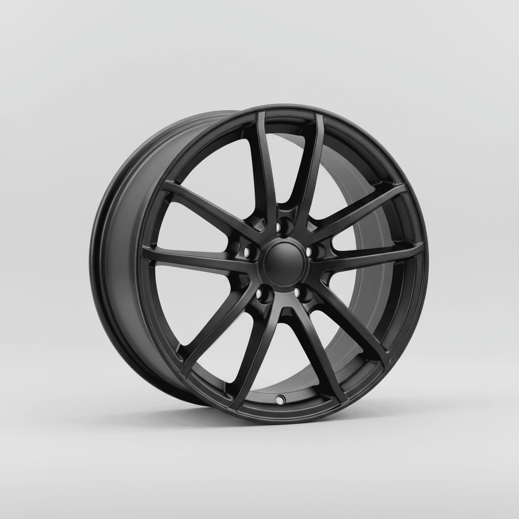 Diewe Notradset 10 schwarz matt 4x17 ET10 - LK5/108 ML63.4