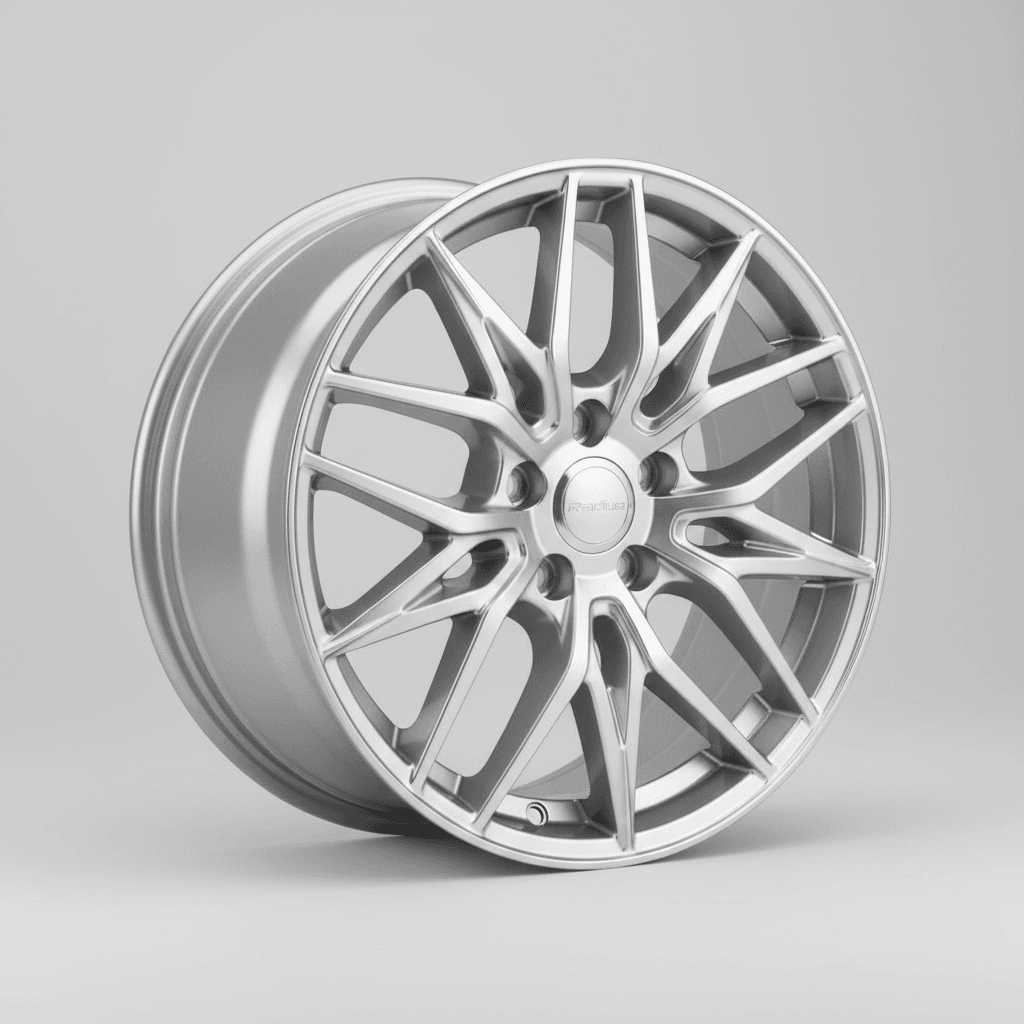 Radius WI42 silver 8x19 ET45 - LK5/120 ML64.1