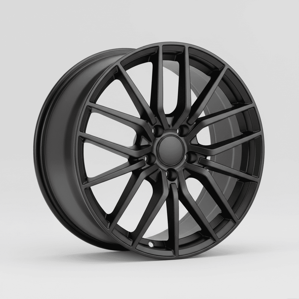 MAM MAMST24 black painted 6x15 ET39 - LK5/114.3 ML60.1