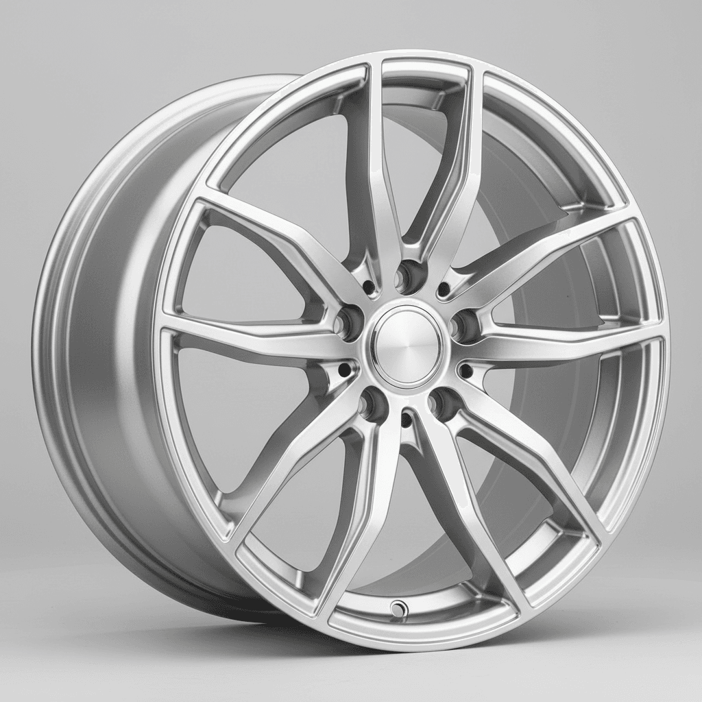 Japan Racing Wheels JR45 silver machined 8.5x19 ET45 - LK5/112 ML72.6