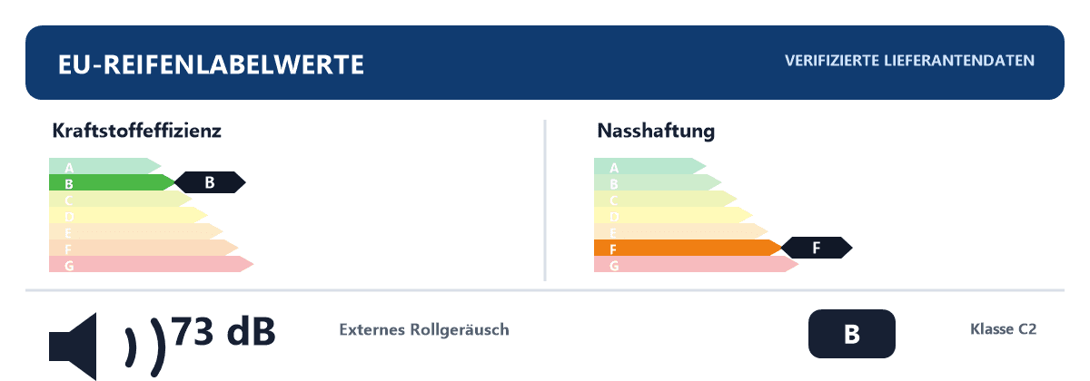 EU-Reifenlabel für 155R13 85/83 N Starmaxx Prowin ST960 3PMSF