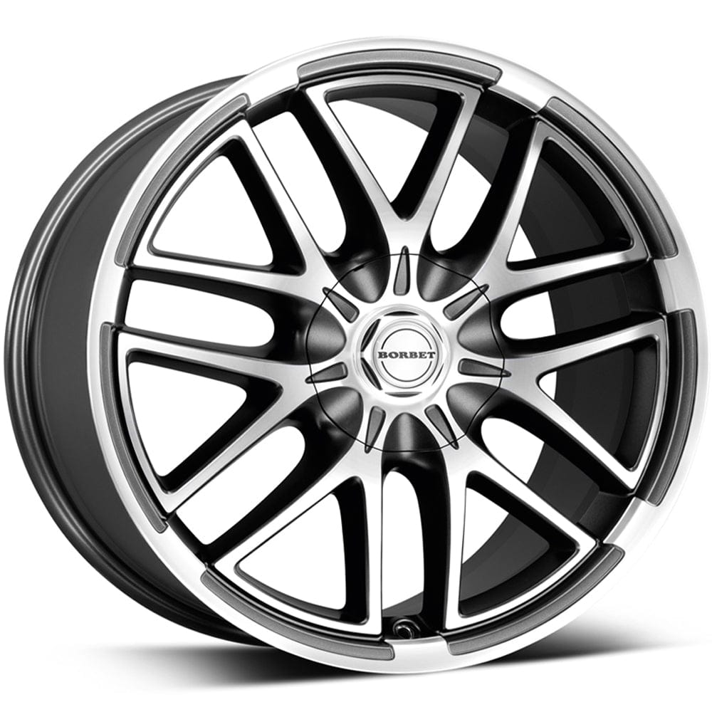 Borbet XA mistral anthracite polished matt 9x20 ET50 - LK5/120 ML65.1