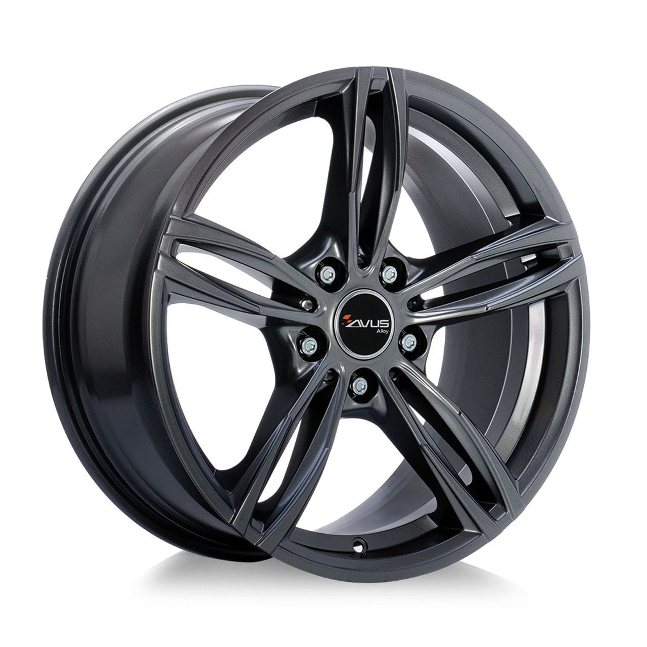 Avus Racing AF15 anthracite polished 8x18 ET45 - LK5/112 ML66.7