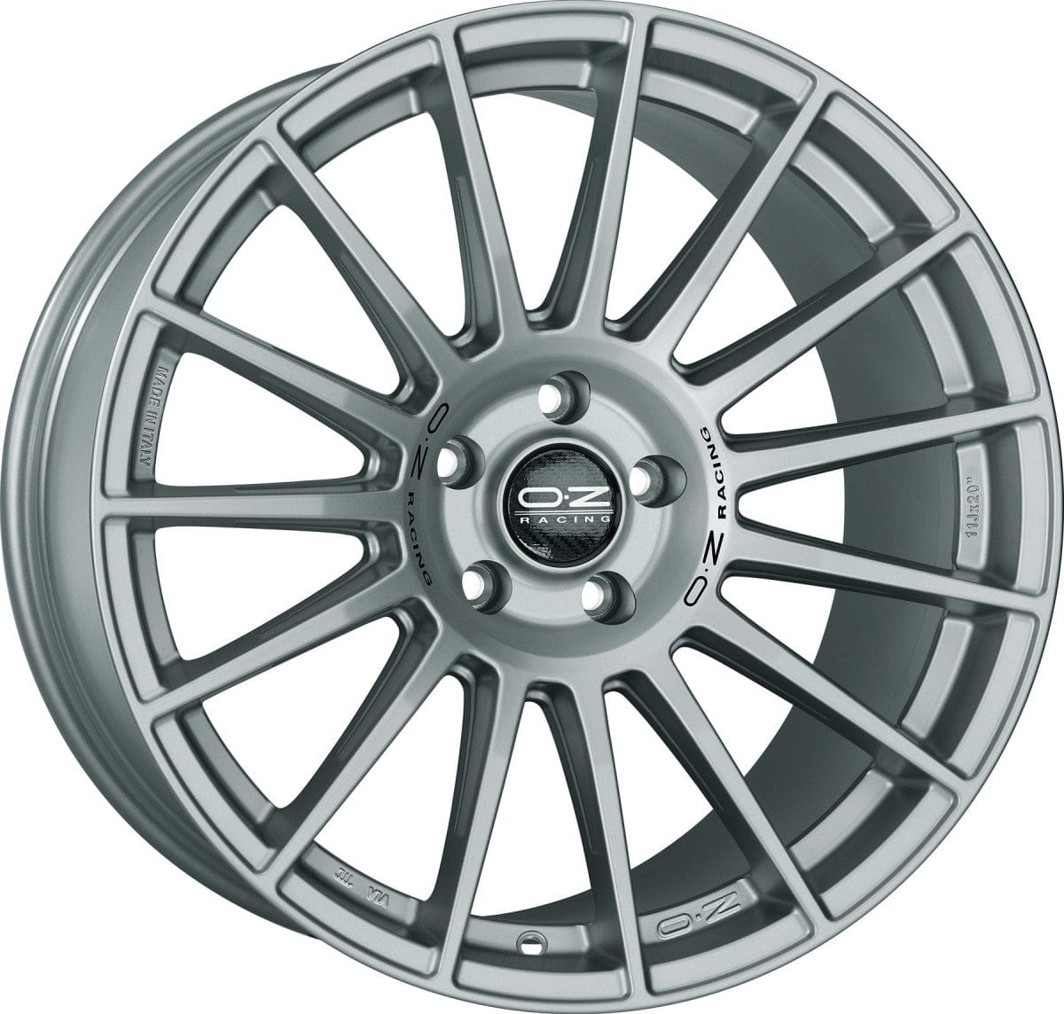 OZ Superturismo Dakar matt race silver 8.5x20 ET30 - LK5/112 ML79