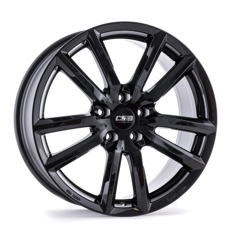 CMS C27 complete black gloss 6.5x17 ET50 - LK5/100 ML54.1