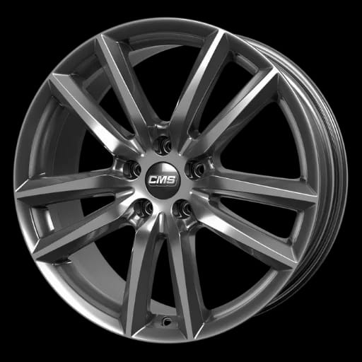 CMS C27 racing silver 7x17 ET46 - LK5/108 ML65.1