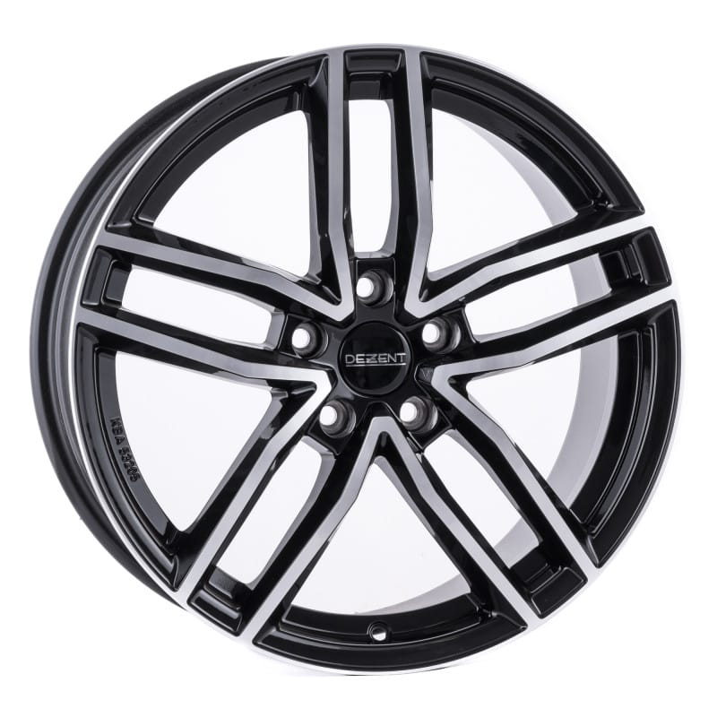 Dezent TR black polished 9x18 ET52.5 - LK5/112 ML66.6