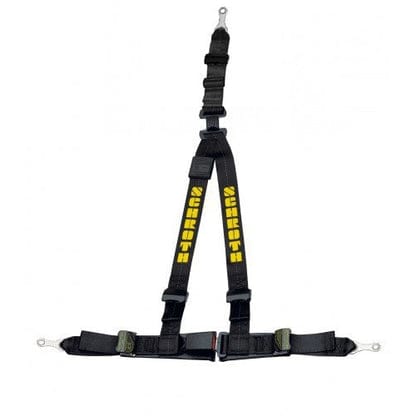Schroth Rallye 3 asm schwarz mit gelbem Flock links