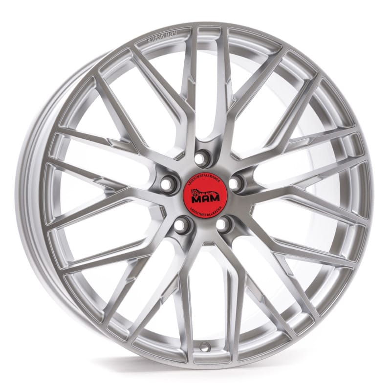 MAM RS4 matt silver painted 8x18 ET45 - LK5/108 ML72.6