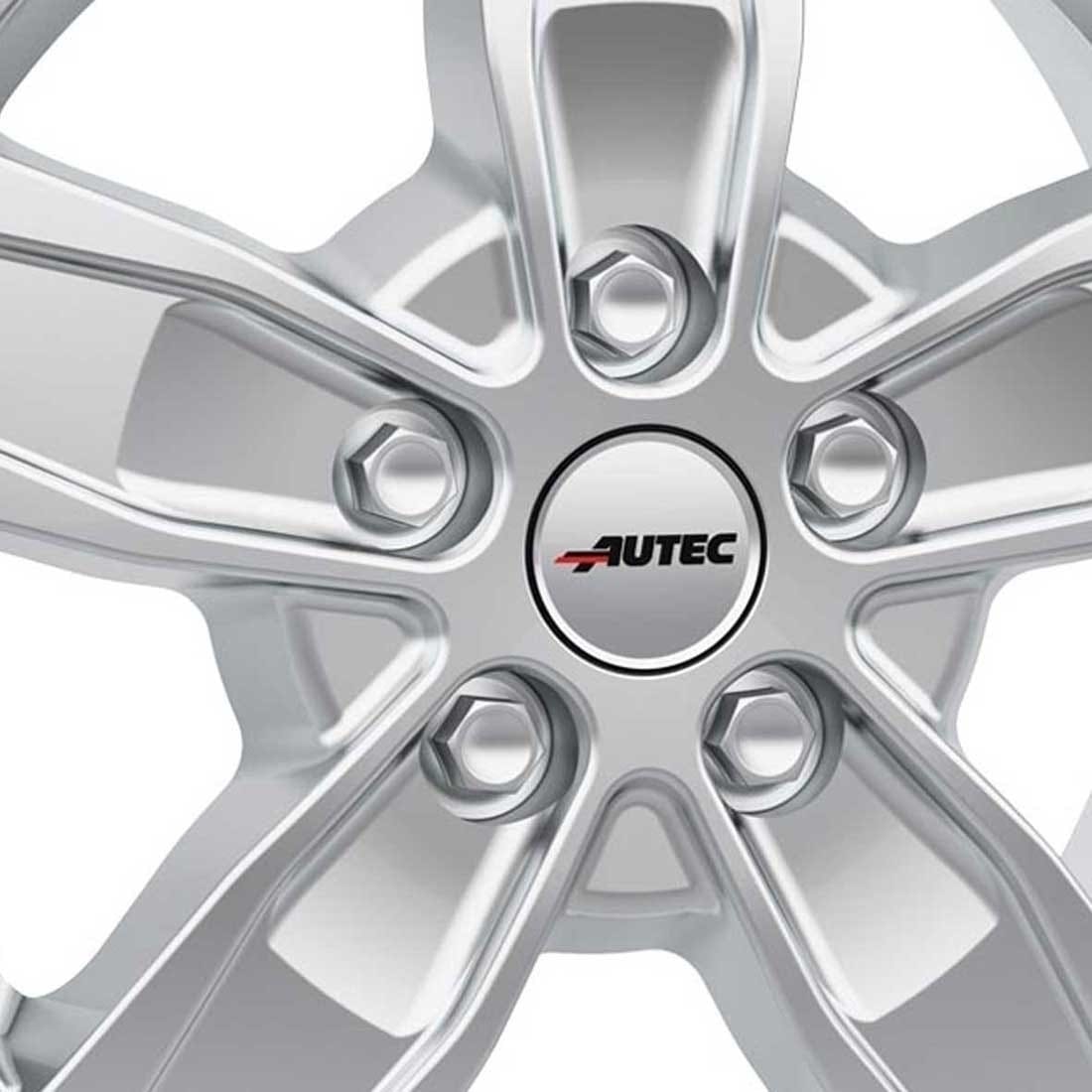 Autec Typ Q - Quantro 5-Loch brillantsilber 6.5x16 ET51 - LK5/120 ML65.1