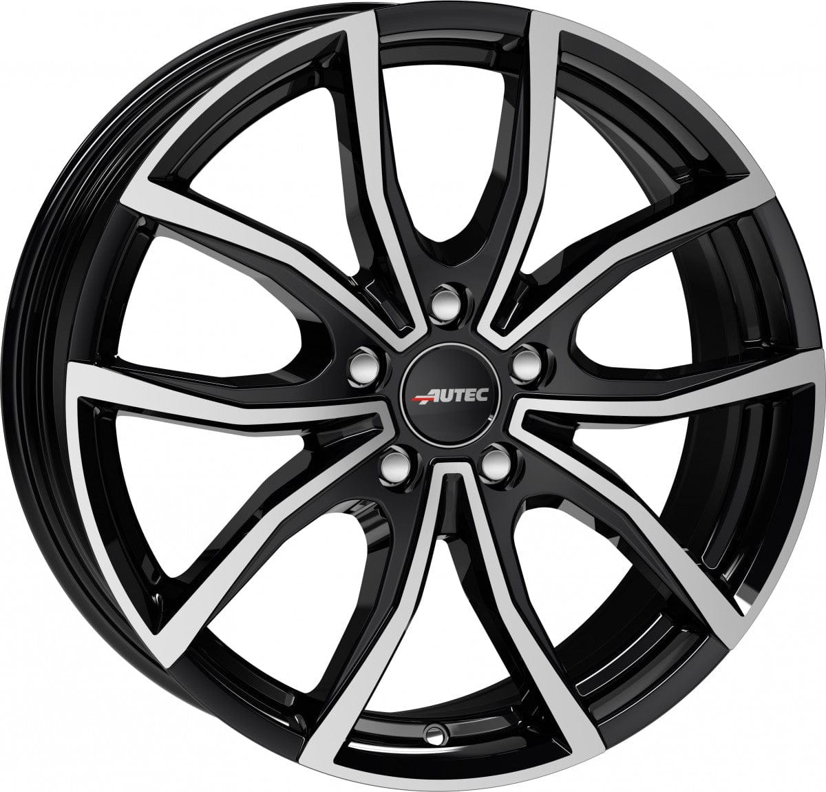 Autec Typ VD - Vidra schwarz poliert 6x15 ET38 - LK5/100 ML57.1