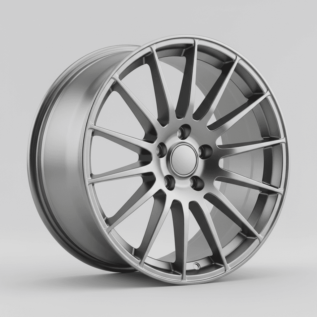 Concaver CVR2 brushed titanium 11x22 ET33 - LK5/112 ML74.1
