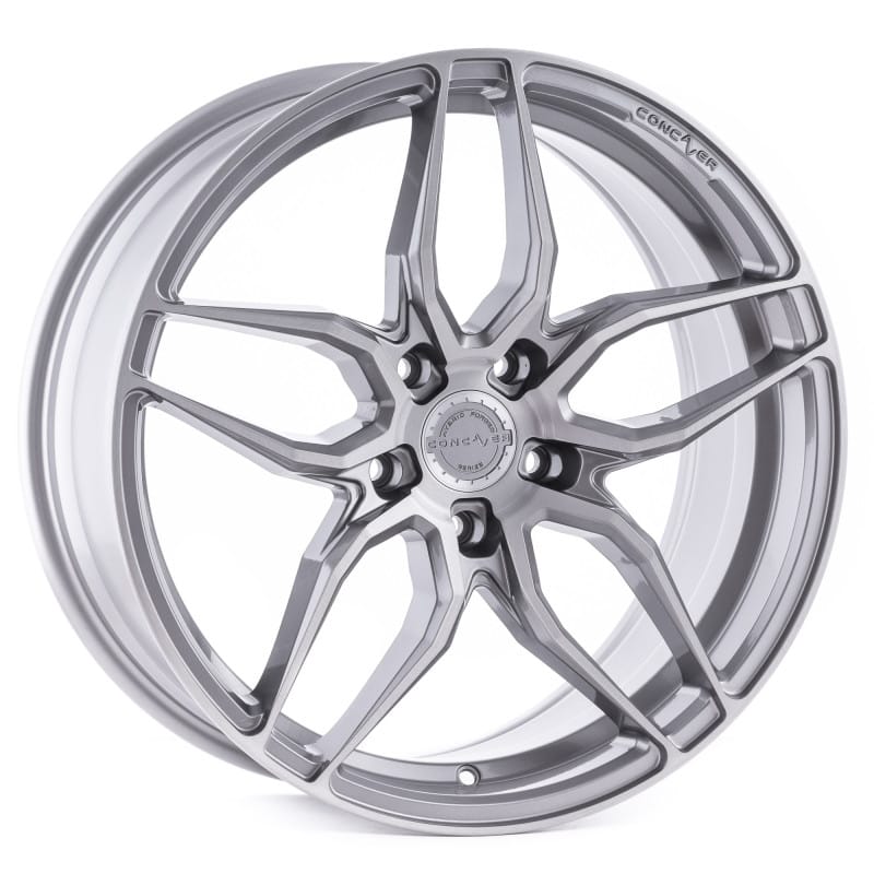 Concaver CVR3 brushed titanium 11.5x22 ET61 - LK5/130 ML74.1