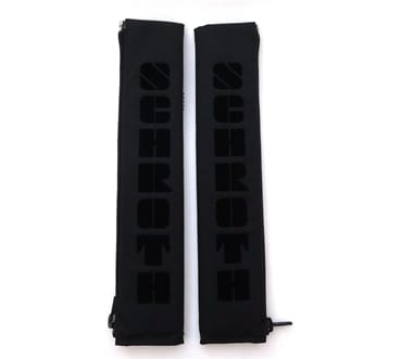 Schroth 2" Gurtpolster schwarz mit schwarzem Flock