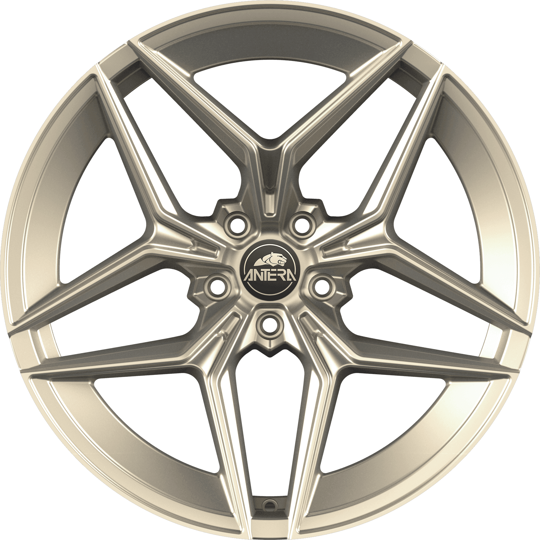 Antera A107 satin champagne 8x18 ET45 - LK5/100 ML75