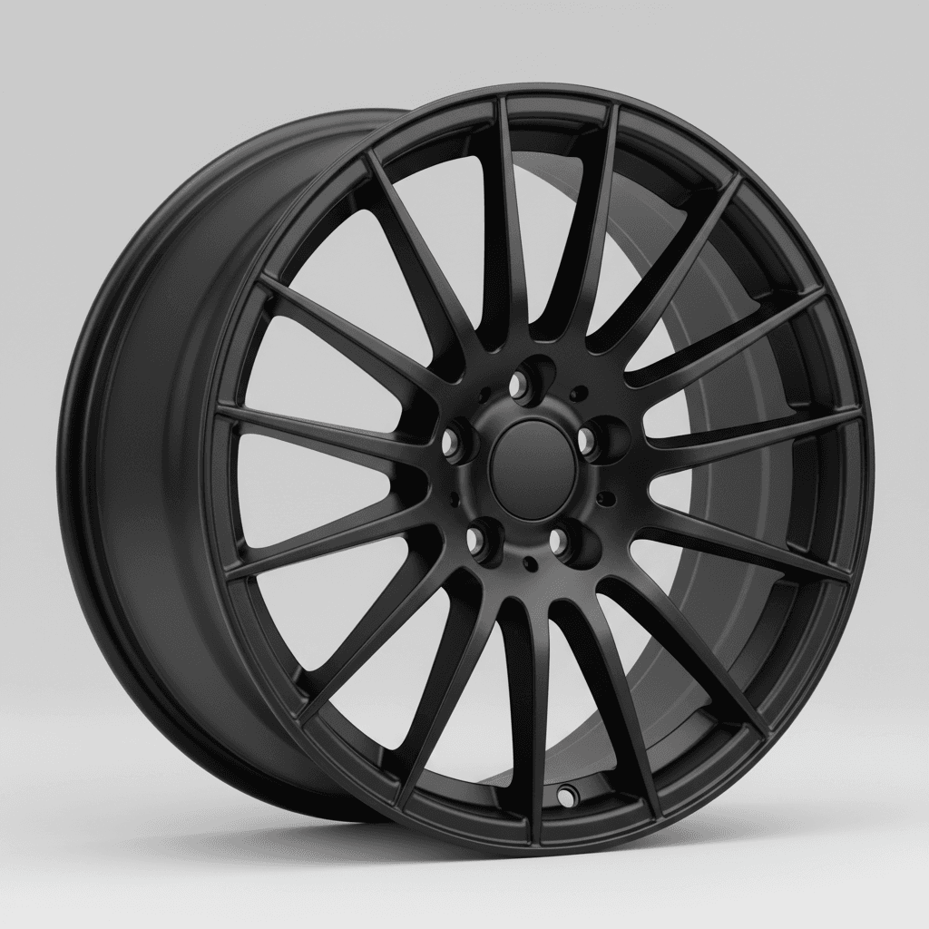 OZ Rally Legend matt black + dark lettering 8x17 ET0 - LK5/150 ML110.1