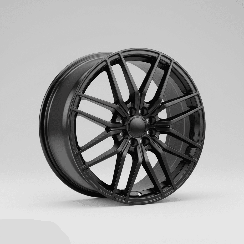 Fondmetal Taara glossy black 10x22 ET31 - LK5/112 ML66.5