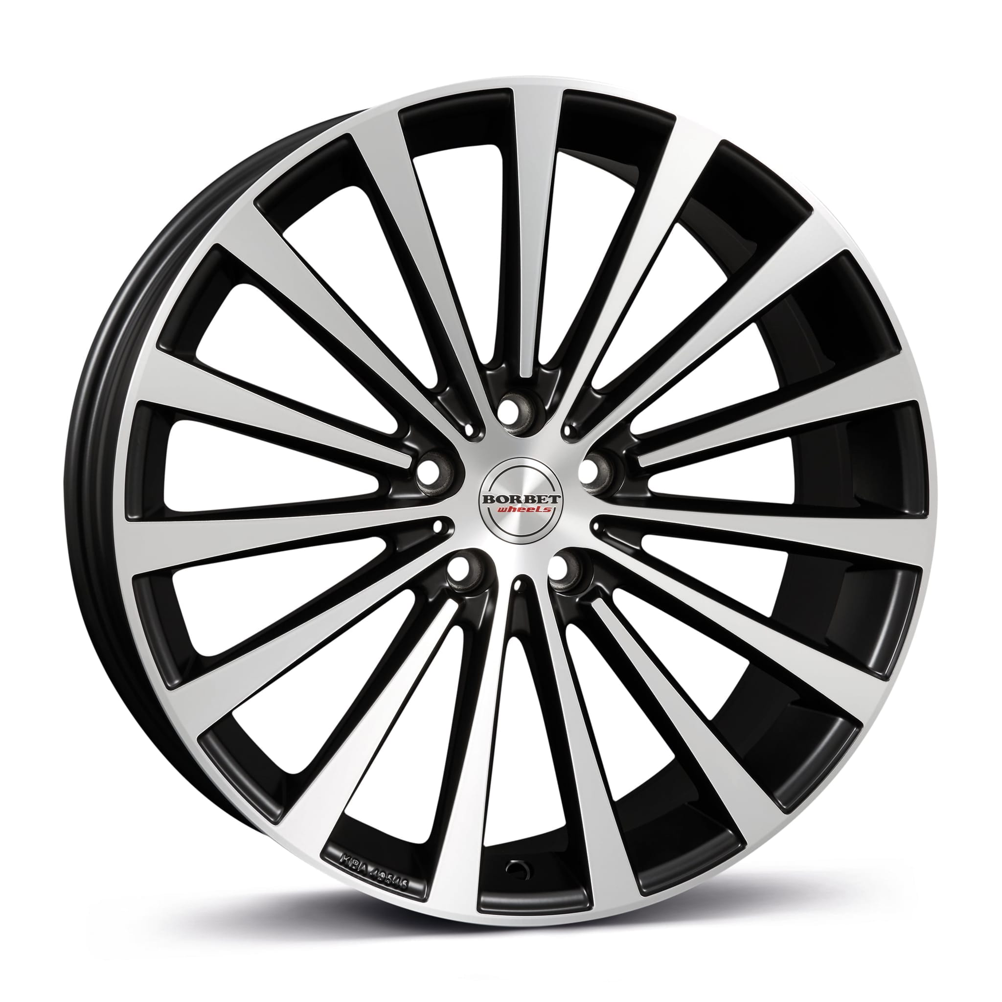 Borbet BLX black polished matt 8.5x18 ET45 - LK5/114.3 ML72.5