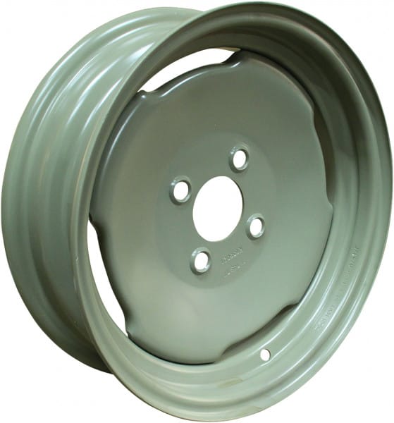 FAD wheels 4Jx13H ET0 60/100/4 Stahl grau-grün